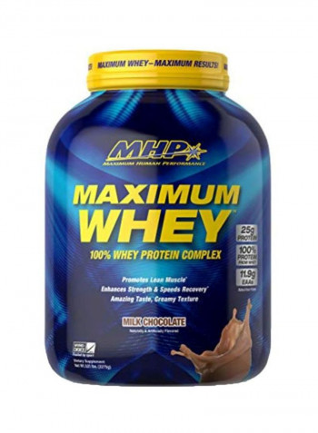Maximum Whey Protein Complex Dietary Supplement - Milk Chocolate