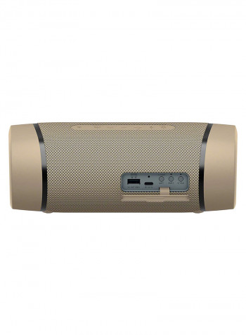 SRS-XB33 Extra Bass Wireless Portable Bluetooth Speaker Taupe