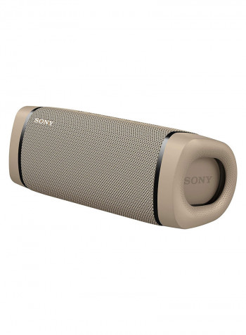 SRS-XB33 Extra Bass Wireless Portable Bluetooth Speaker Taupe