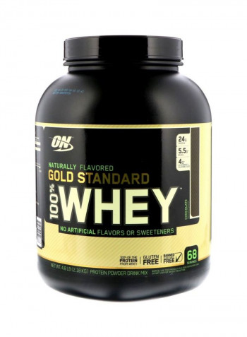 Gold Standard 100 Percent Whey Protein - Chocolate - 2.18 Kilogram