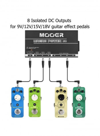 Macro Power S8 Professional Guitar Effect Power Supply Station