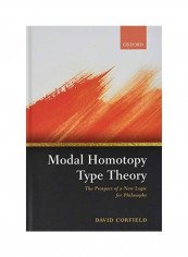 Modal Homotopy Type Theory Hardcover English by David Corfield