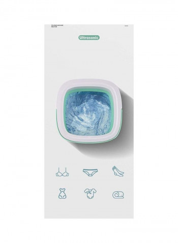 Portable Washing Machine 1.8 kg 135 W 2152006 Blue