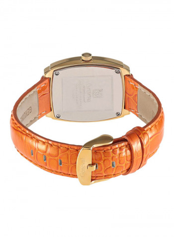 Women's Leather Analog Watch GLS134GPAA