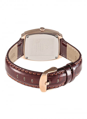 Women's Leather Analog Watch GLS134RPEO