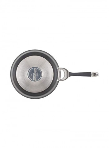 2-Piece Anodized Nonstick Frying Pan Set Black/Silver