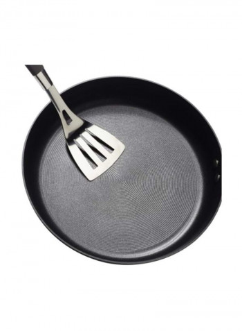 2-Piece Anodized Nonstick Frying Pan Set Black/Silver