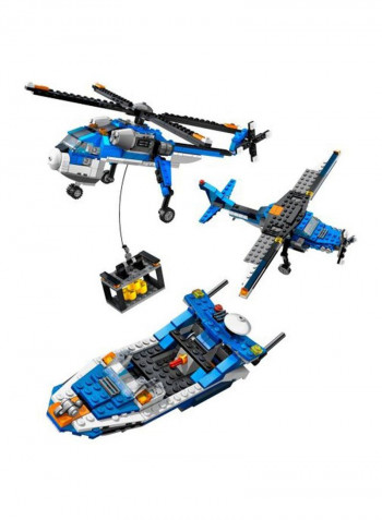 272-Piece Creator Cargo Copter Building Block Set