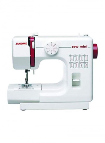 Mini Mechanical Sewing Machine B07N6MVTHT White/Red