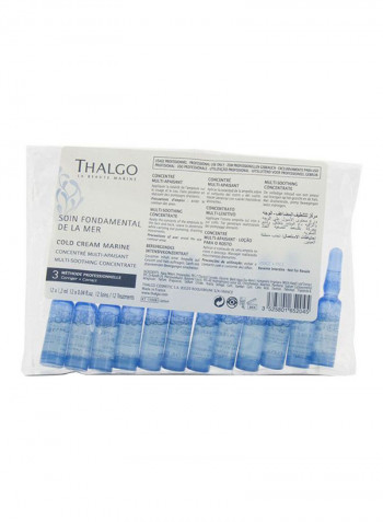 12-Piece Cold Cream Marine Multi-Soothing Concentrate 1.2ml