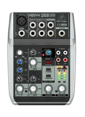 Xenyx Audio Mixer Q502USB Black/ Grey