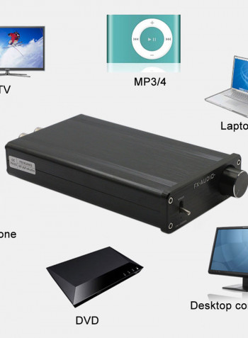 1002A Portable Hifi Mini Power Amplifier V6069EU_P black