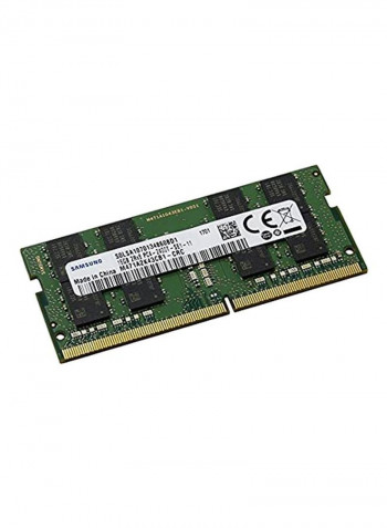 DDR4 PC4-19200, 2400MHz, 260 PIN SODIMM, CL 17, 1.2V, RAM Memory Module 16GB Green/Black/Gold