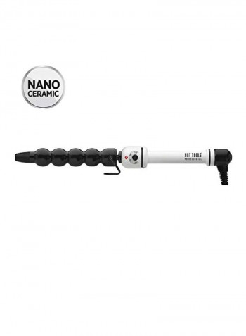 Curling Wand White/Black
