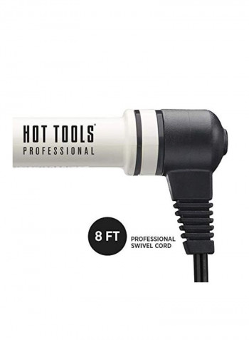 Curling Wand White/Black