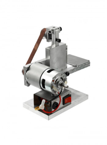 Mini Electric Belt Sander Polishing Grinding Machine E5290EU-4 Silver
