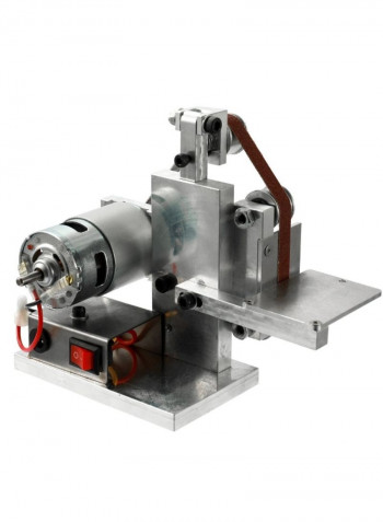 Mini Electric Belt Sander Polishing Grinding Machine E5290EU-4 Silver