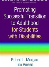 Promoting Successful Transition To Adulthood For Students With Disabilities Hardcover English by Robert L. Morgan