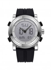 Men's Waterproof Silicone Multifunctional Analog/Digital Watch NNSB03704554