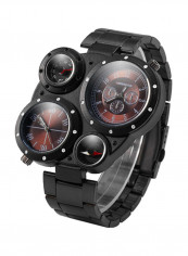 Men's Waterproof Stainless Steel Quartz Analog Watch NNSB03708925