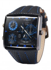 Men's Multi Function Square Chronograph Watch 2064