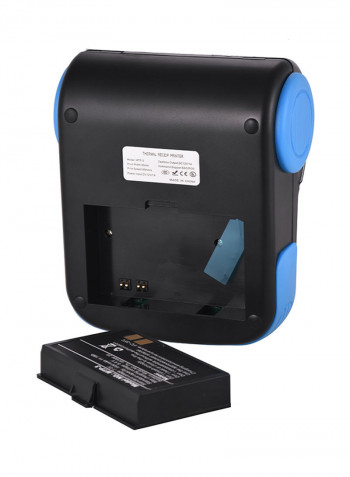 Portable Thermal Printer 15.0 x 13.7 x 8.3centimeter Black/Blue