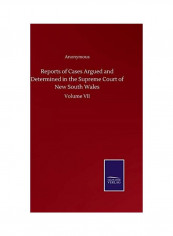 Reports Of Cases Argued And Determined In The Supreme Court Of New South Wales Hardcover English by Anonymous - 2020