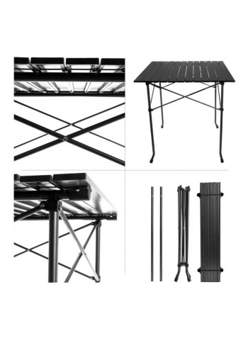 5-Piece Foldable Camping Table And Chair Set