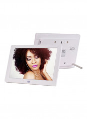 LED Digital Photo Frame With Remote Control White