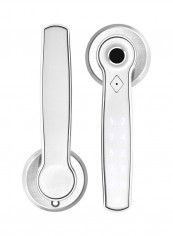 Biometric Fingerprint Handle Lock Silver 150x65x25millimeter