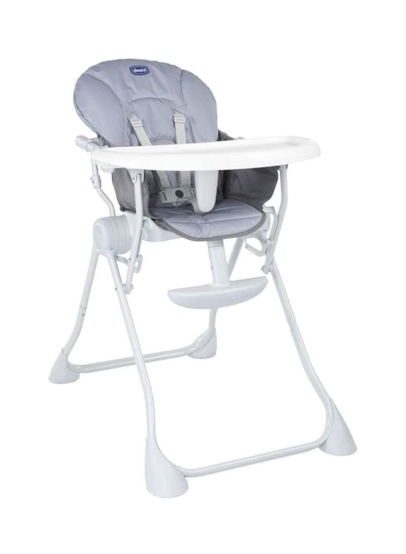 Pocket Meal High Chair - White/Blue