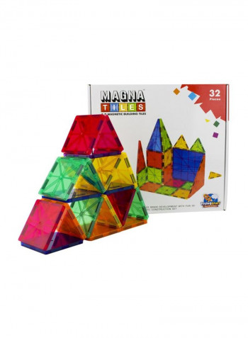 32-Piece Magna Tiles Magnetic Building Set MT32