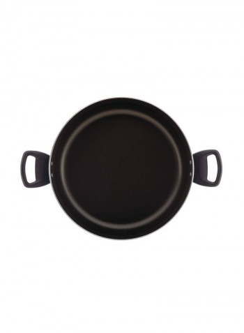 Non-Stick Aluminum Casserole Dish Black 16.9x12.2x8.8inch
