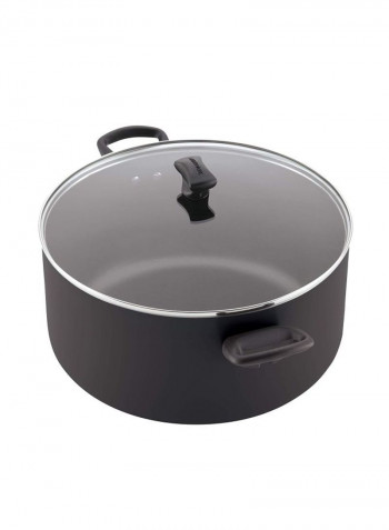 Non-Stick Aluminum Casserole Dish Black 16.9x12.2x8.8inch