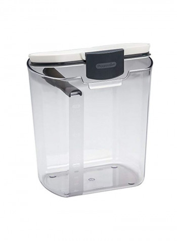 6-Piece Food Storage Container White/Black 8x12x10inch