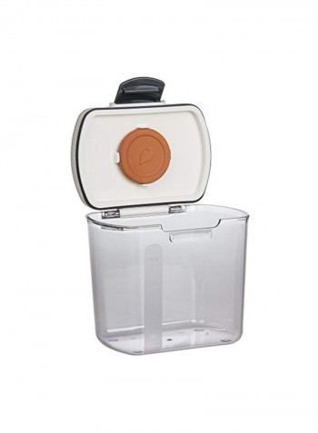 6-Piece Food Storage Container White/Black 8x12x10inch