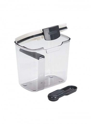 6-Piece Food Storage Container White/Black 8x12x10inch
