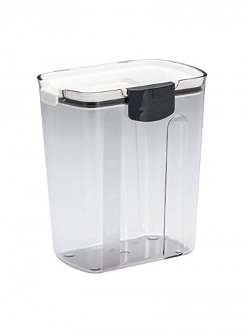 6-Piece Food Storage Container White/Black 8x12x10inch