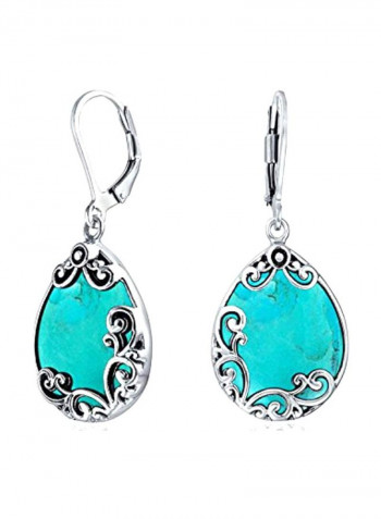925 Sterling Silver Stone Studded Earrings
