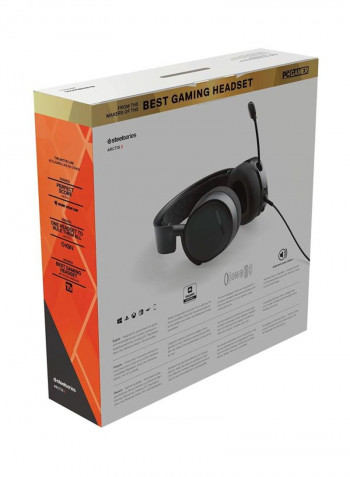 Arctis Over Ear Headphones With Mic Black