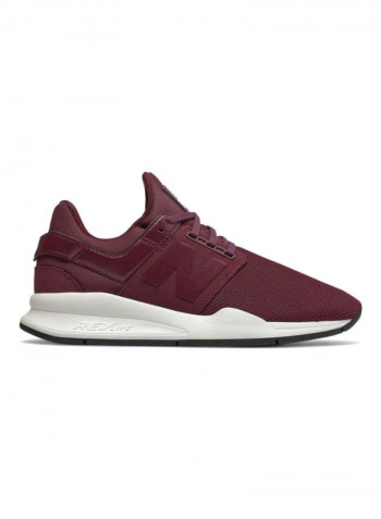 247 Sneakers in Red Burgundy