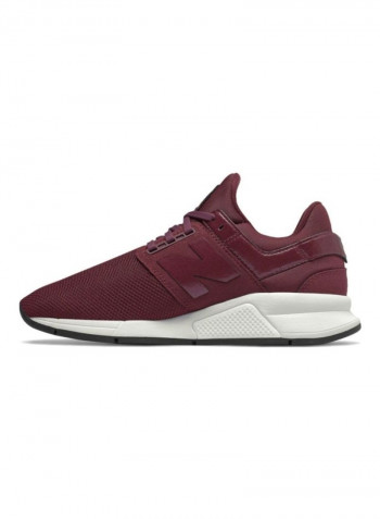 247 Sneakers in Red Burgundy