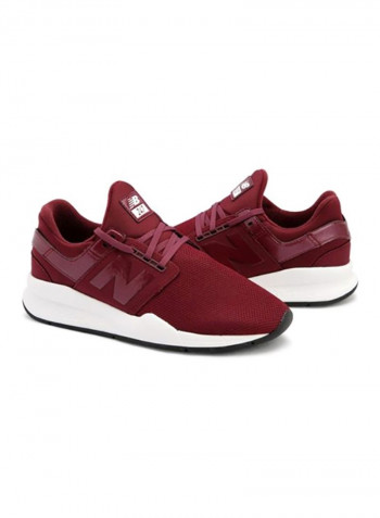 247 Sneakers in Red Burgundy