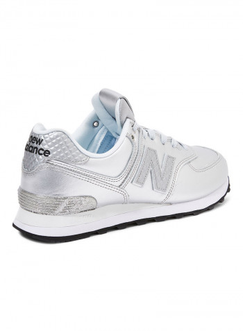 574 Sneakers Metallic Silver