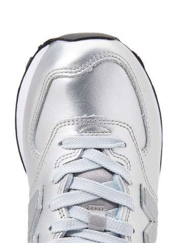 574 Sneakers Metallic Silver