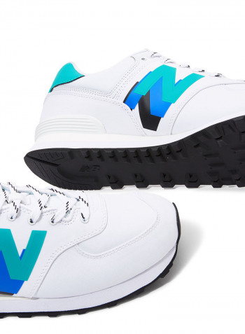574 Sneakers White/Green