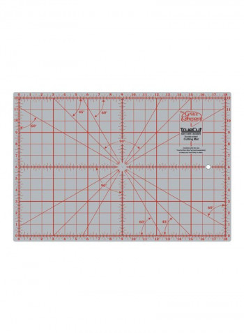 Double Sided Rotary Cutting Mat White/Red