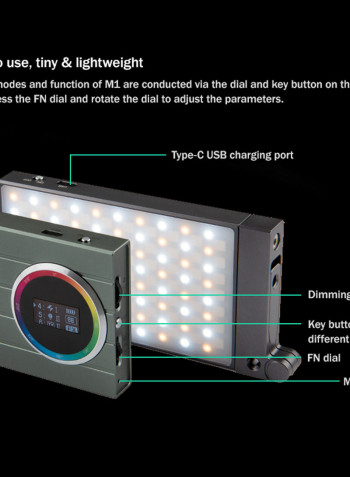 Brightness Adjustable Mini LED Light Green