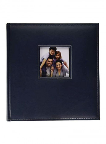 Faux Leather Photo Album Black 12x13inch
