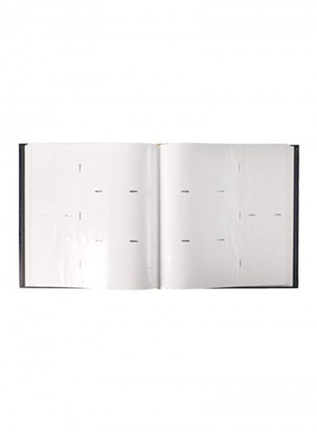 Faux Leather Photo Album Black 12x13inch